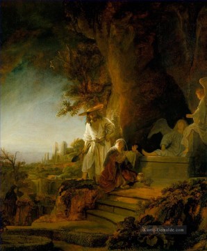 Christus und St Maria Magdalen am Grab Rembrandt van Rijn Ölgemälde